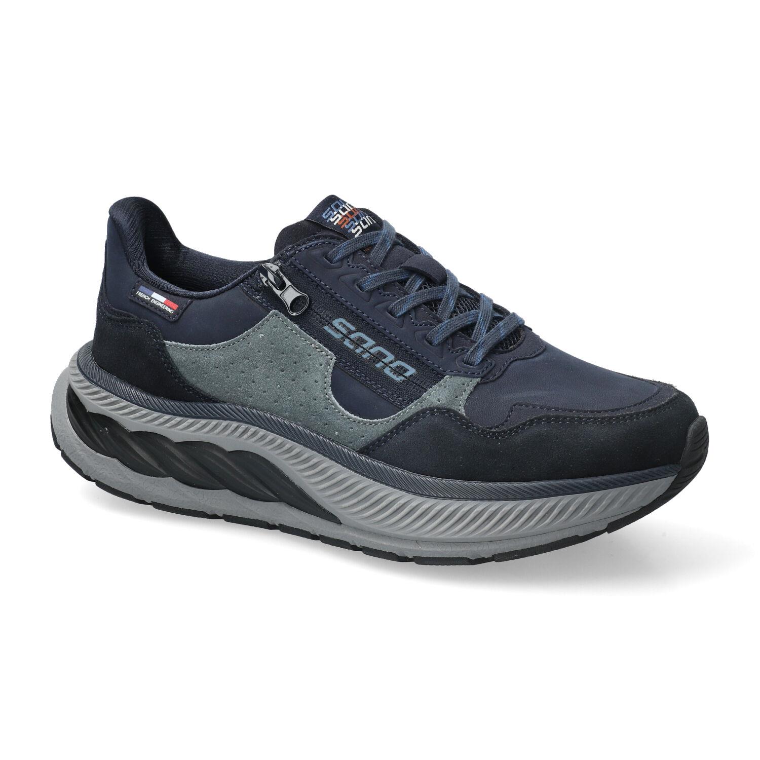 lacets homme modèle Stride bleu profond - Mephisto